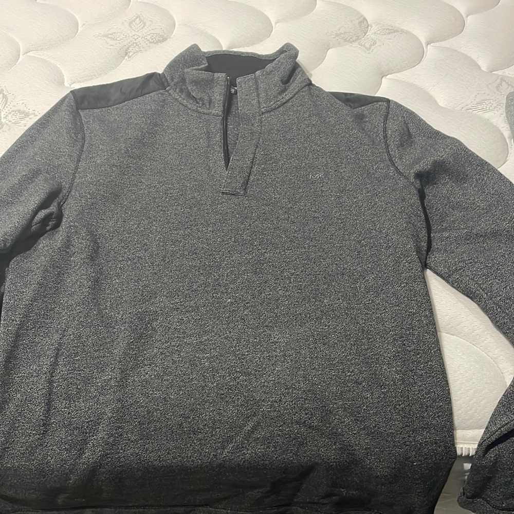 Michael Kors dark gray quarter zip men’s medium